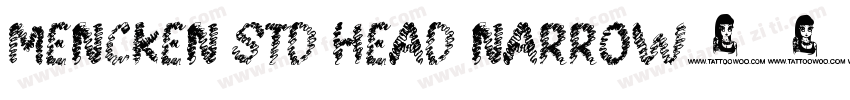 Mencken Std Head Narrow字体转换
